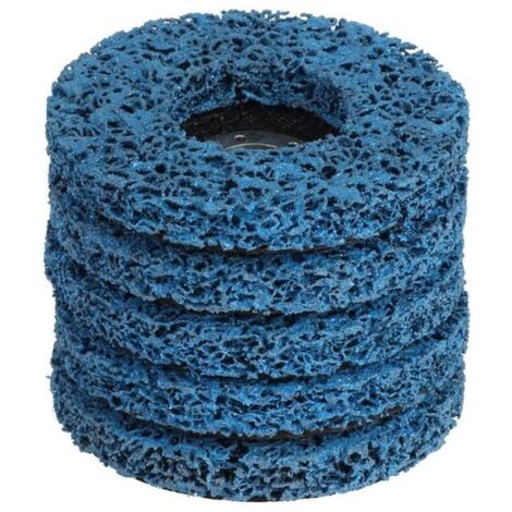 115mm -5 pièces Poly bande disque abrasif roue peinture antirouille propre meules pour meuleuse d'angle Durable voiture camion