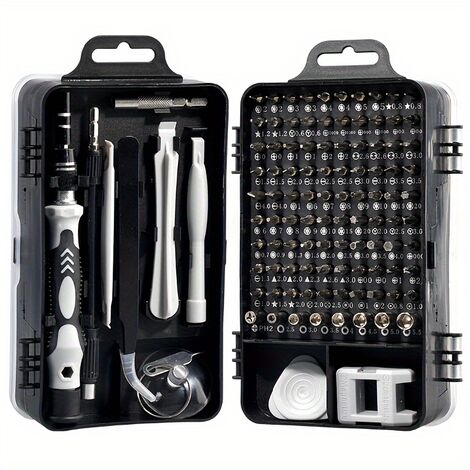 115pcs Kit D'outils De Réparation De Tournevis De Précision Pour Voiture, Ensemble De Tournevis électroniques Multifonctions, Outils De Réparation De Démontage De Montre De Téléphone Portable