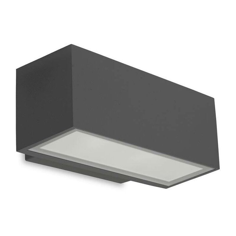 Leds-C4 Afrodita - led Light Outdoor Small Wall Washer Light Urban grey IP65