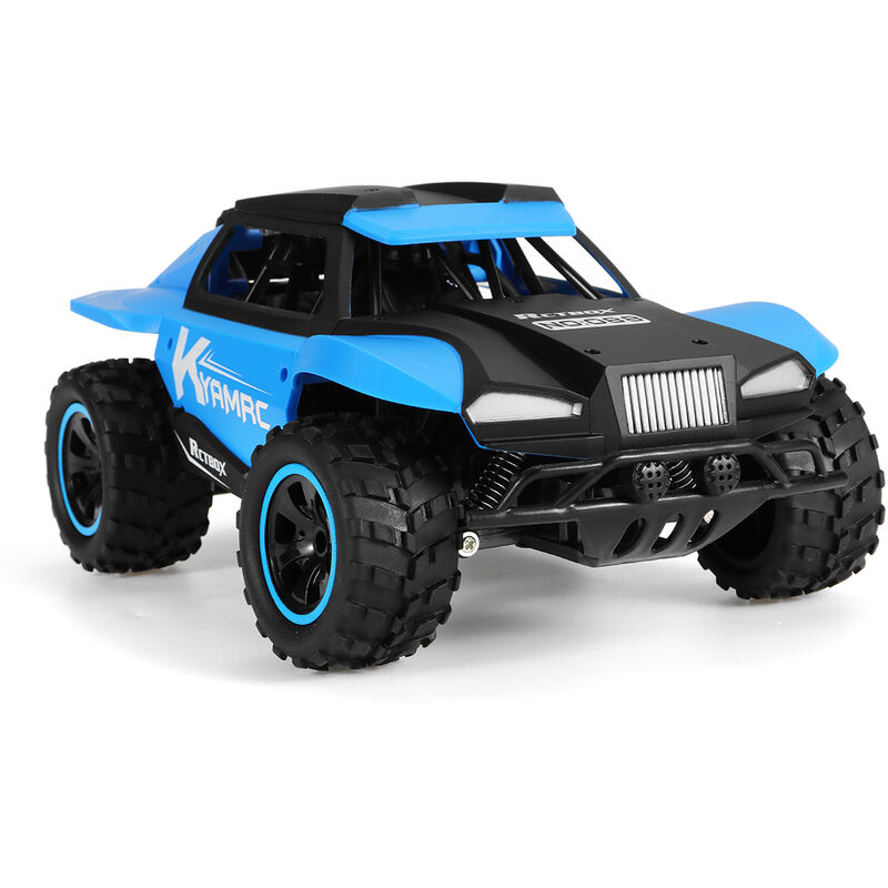 

1:18 RC Car Big Foot Bugy Off-Road Vehículo antideslizante 2.4G Regalo de juguete de control remoto (Azul)