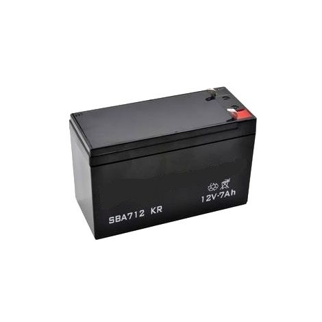 118120004/0 - Batterie sèche 12V - 7AH pour tondeuse autoportée Castelgarden / GGP