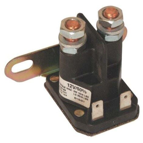 118736112/0 - Solenoide - Relè di avviamento per trattorino rasaerba CastelGarden / GGP / Stiga / Honda