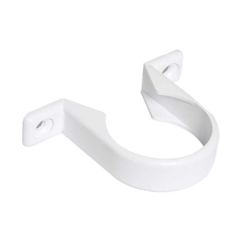 WS35W Floplast Solvent Weld Waste Pipe Clip 40mm White abs