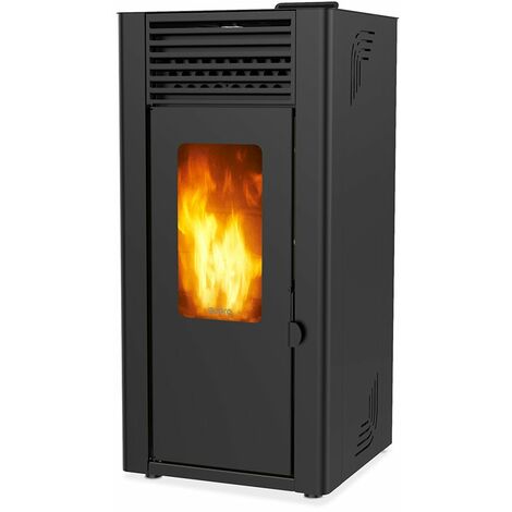 11,9 kw schwarzer holzpelletofen - Supra - orphee 12 noir