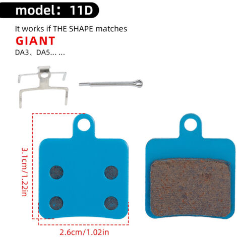 11D Plaquettes de frein pour vélo, plaquettes de frein à disque, plaquettes de frein hydrauliques, accessoires pour freins à disque BB5/BB7