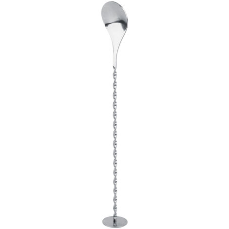 11In Stainless Steel Long Bar Spoon Steel Bartending Mixed Tall Drink Stir Spoon Bar Wine