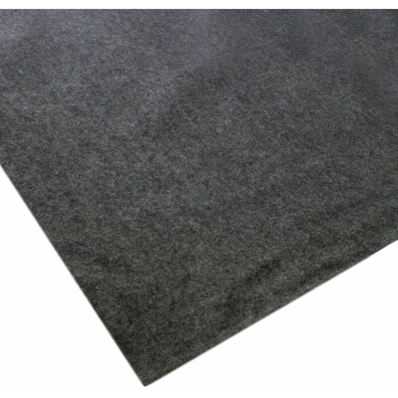 11m2 Doublure Intérieure Feutre pour Véhicule Tapis Flexible Camionette Fourgon Caravanes Gris Anthracite Foncé Aménagement [ 5.5m x 2m ] Super Epais