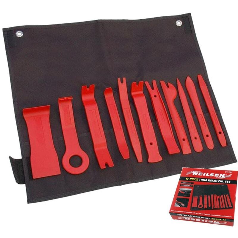 Neilsen 11pc Car Door Plastic Trim Panel Dash Installation Removal Pry Tools