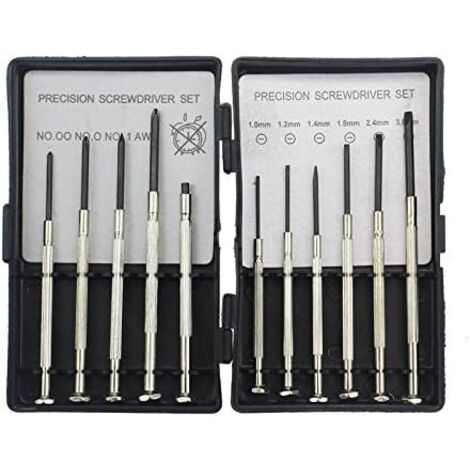 11pc Tournevis pour ordinateur portable Lunettes en forme de téléphone portable Tool Kit de réparation pour montre de qualité première