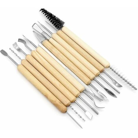 23pcs Pottery Sculpting Tools Set, Polymer Clay Modeling Tools