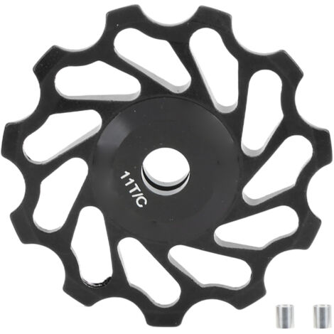 11T Mountainbike-Schaltwerksröllchen mit Lager – Spannrolle und Führungsrolle, Schwarz für Mountainbikes