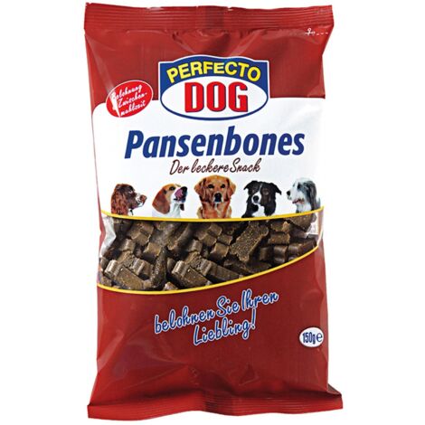 11x 150g Perfecto Dog Pansenbones Leckerlis für Hunde Hundeleckerli Leckerli 1650g