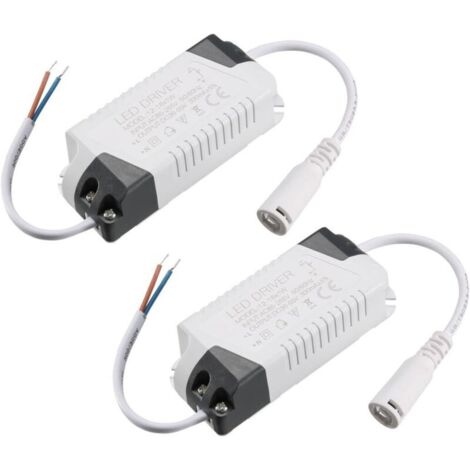 12-18W Constant Current 300mA Haute Power LED Driver DC Connecteur Source courant 2Pcs