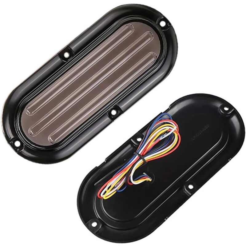 12 / 24v Camion De Voiture Dynamique Feux Arrière 74led Feux Arrière Feux Indicateurs Stroboscopiques Feux D'avertissement Remorque De Bus RV 2pcs