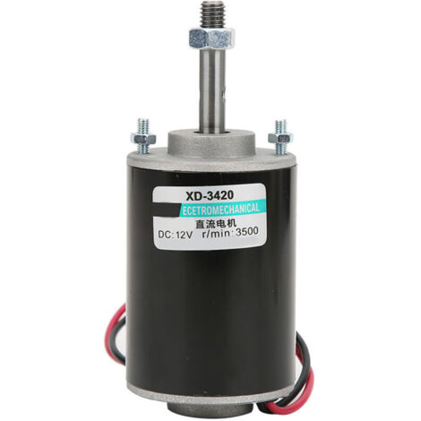 12 / 24V XD-3420 30W Moteur Courant Continu Aimant Permanent Grande Vitesse Cw/Ccw Moteur Aimant Permanent Grande Vitesse Du Gnrateur DIY(3500 tr/min (12 V)