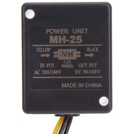 1,2 A 50 Hz/60 Hz Motorbremsgleichrichter mit 200 V/240 V AC-Eingang und 90 V/108 V DC-Ausgang für schnelles Motorbremsen BERM @ MH-25