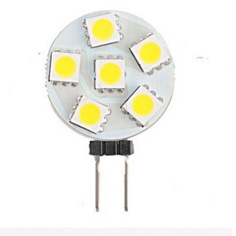 12 ampoules LED G4 non dimmables, lumière blanc chaud 3000K, angle d'éclairage 180°, 1W, adaptées aux cuisines et camping-cars, DC 12V