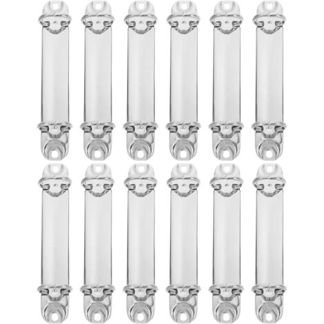 12 anneaux métalliques pour classeur à anneaux A7, diamètre 2 cm
