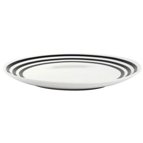 12 Assiette Plate 25 Cm - Casablanca - Home Deco Factory - Cmp