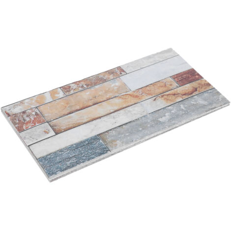 12 Autocollants PVC Imperméables pour Salle de Bain, Cuisine, Salon - Décoration Adhésive pour Sol et Mur (KIT047)