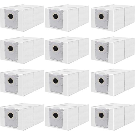 12 bolsas para polvo para aspiradora robot ECOVACS T50 Pro Omni/T50 Max Pro/T50 Omni/X8 PRO/X9 PRO, accesorios para bolsas de polvo con carbón activado
