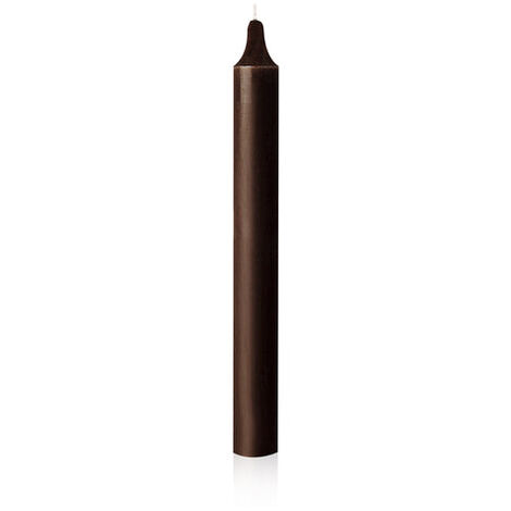 12 Bougie Teintée Masse ø21\200mm Chocolat