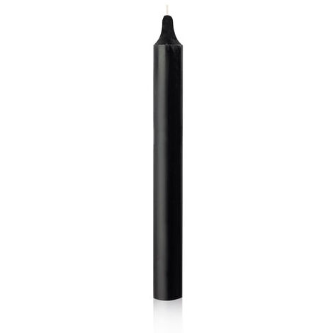 12 Bougie Teintée Masse ø21\200mm Noir