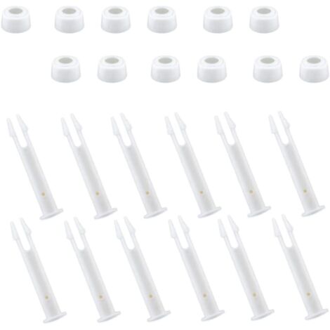 12 broches de connexion de piscine en plastique, joints de rechange pour cadre métallique de piscine de 2,36 pouces