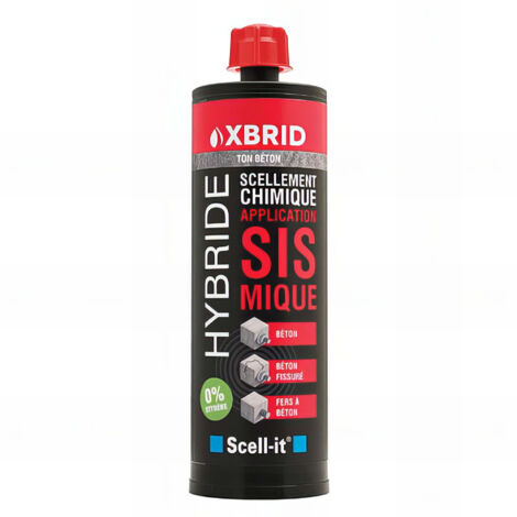 12 cartouches résine vinylester hybride application sismique 2 ATE - sans styrene - 420 ml