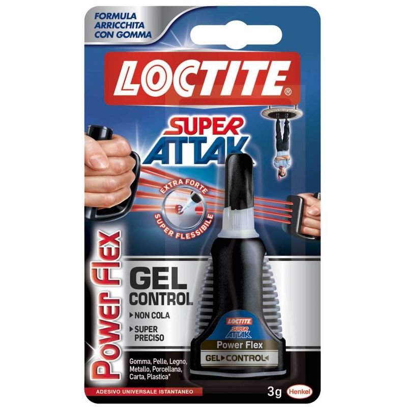 Image of Henkel - Colla Superattak Power Gel g 3 Control Loctite