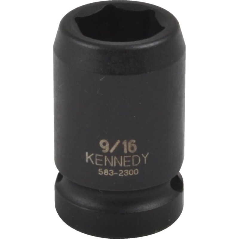 3/8' a/f Impact Socket 1/2' Square Drive - Kennedy