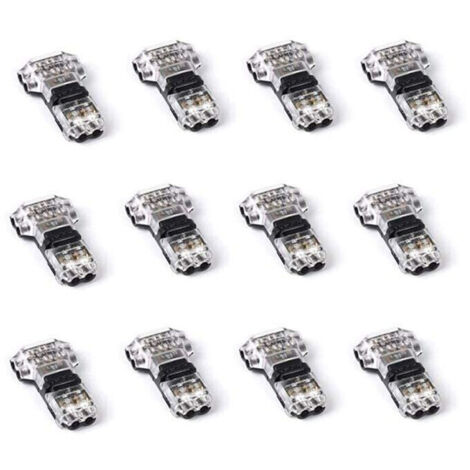 12 connecteurs fil T tap 3 voies basse tension 24-20 AWG sans soudure