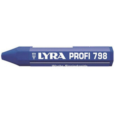 12 craies cire 95 x 12 bleues - LYRA - 4880051 - Bleu
