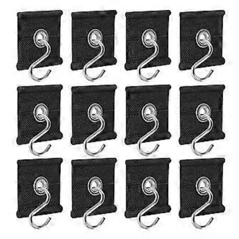 12 crochets pour auvent de camping-car, crochets pour rails de tuyauterie, crochets pour auvent de camping, crochets pour rails de tuyauterie