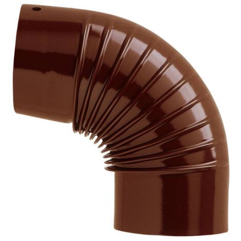 12 curve gomito 90o 80 mm curva acciaio smaltato marrone stufe a legna