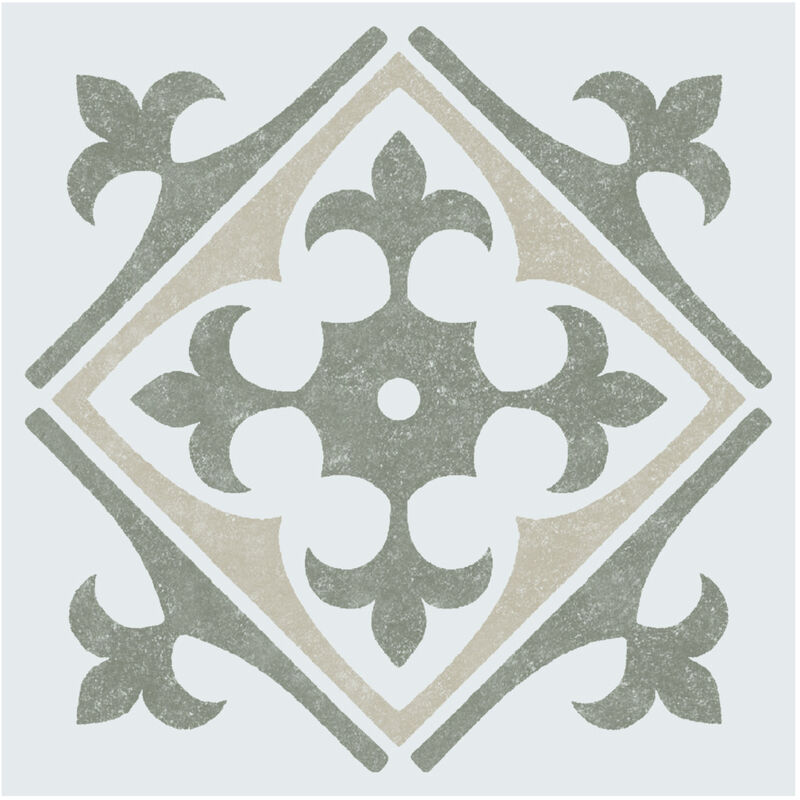 D-c-fix - 12 dalles murales adhésives wall tiles nadia vert 15.25x15.25cm boite de 6 - dc-fix