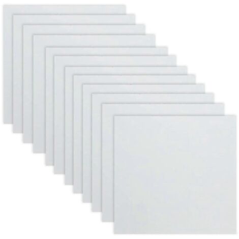 12 feuilles de Mylar 7,5 mil, 12 x 12 pouces, feuille vierge PET pour la fabrication de pochoirs --