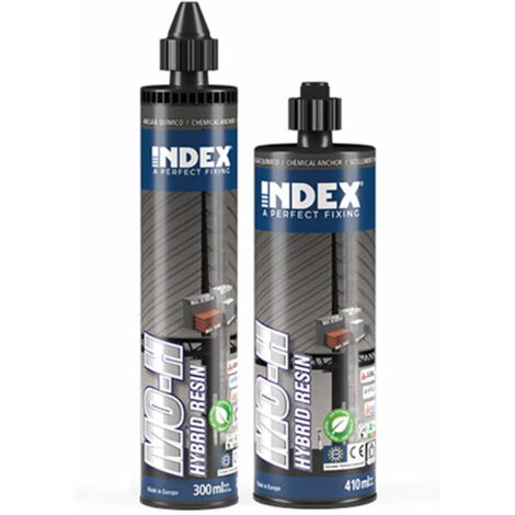 12 fixations chimiques, résine hybride sans styrène, homologuée ATE option 1 - 300 ml