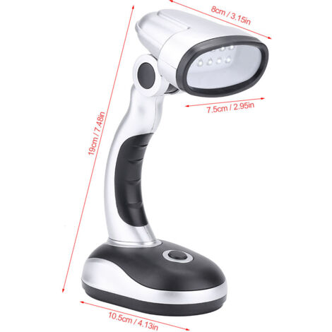 12-flammige LED-Schreibtischlampe zum Lesen und Lernen, augenschonend