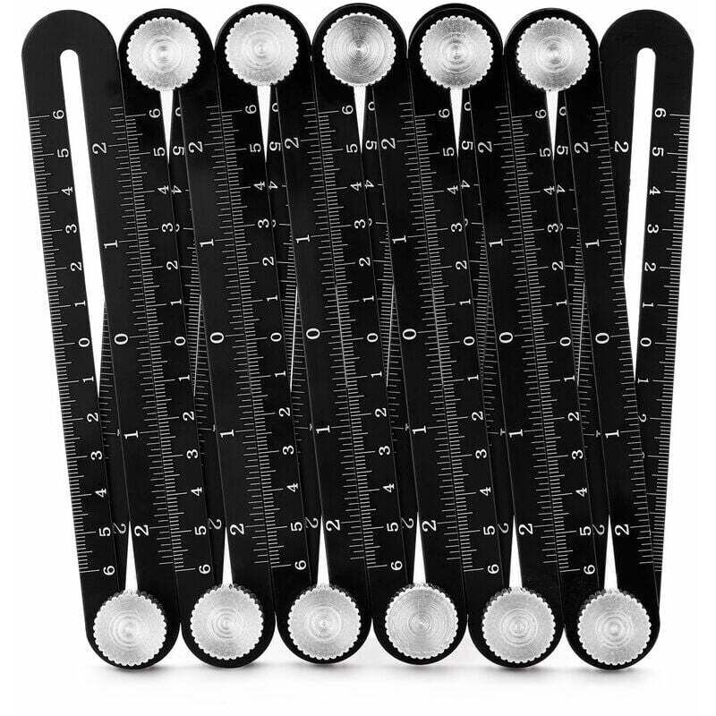 12 Fold En Alliage D'Aluminium Regle Multi Angle De Mesure Rulers Carreaux De Ceramique Ouverture Outils