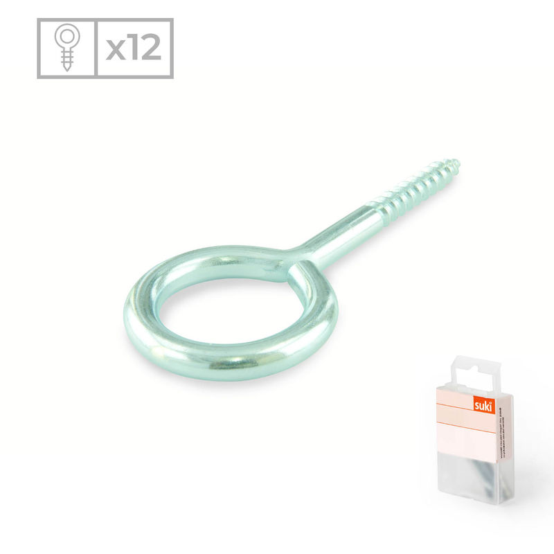 

Packs 12 Hembrillas Cerradas | Fabricado en Acero Zincado | Medidas: 12 x 4 x 2,0 mm
