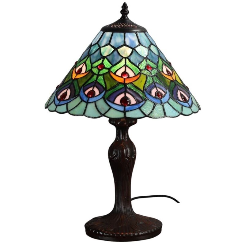 12 Inch Tiffany Lamp - L30 x W30 x H38 cm