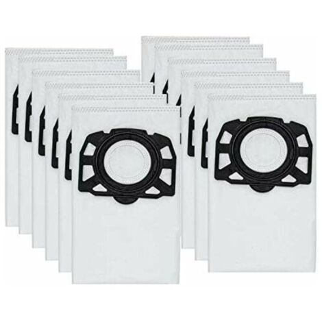 12 KFI 357 Staubsaugerbeutel für Kärcher KWD1, KWD2, KWD3, WD2 Plus, WD3, SE 4001, SE 4002, 2.863-006.0
