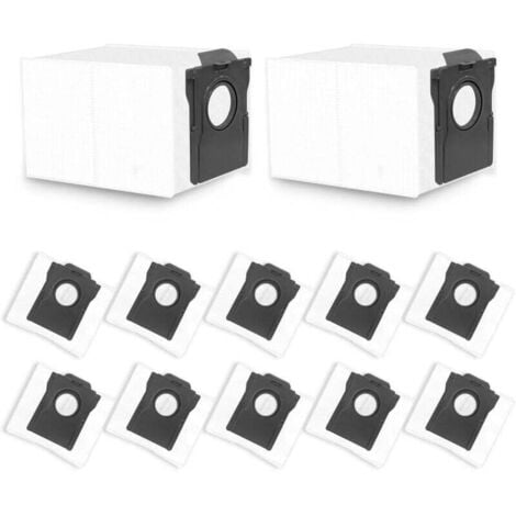 TIGREZY 12 kompatible Zubehörteile für Dreame-Saugroboter: Staubbeutel für X30/X40, Staubbeutel für S30/S40/S50/X50