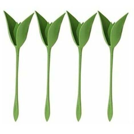 12 kreative, blumenförmige Serviettenringe aus Kunststoff in grünem Design, zur Tischdekoration, für Familienfeiern und als Serviettenringe.