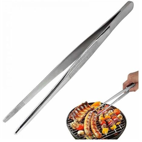 12" Küchenzange, Küchenzange, Kochzange, Fleischzange, Grillzange, Küchenzange aus Edelstahl FLITI