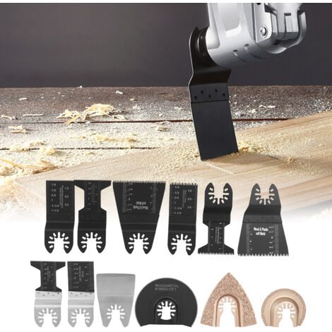 12 Lames de Scie Circulaire pour Bois et PVC, Accessoires de Coupe pour Bricolage et Menuiserie