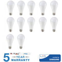 Conf 3 Lampadine led 5W Bulb A55 V-TAC attacco E27 2700K SKU 7266 VT-2055