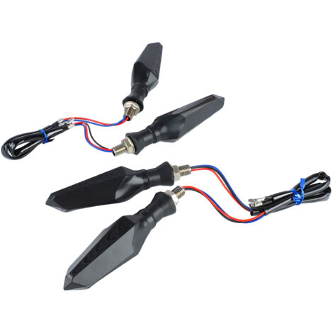 12 LED 12V Motorradblinker, 4 Stück, universelle sequentielle Blinker für Motorräder