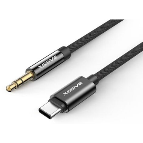 1.2 Meter Audio Kabel 3,5mm Jack Aux Kabel Stecker zu Type-C